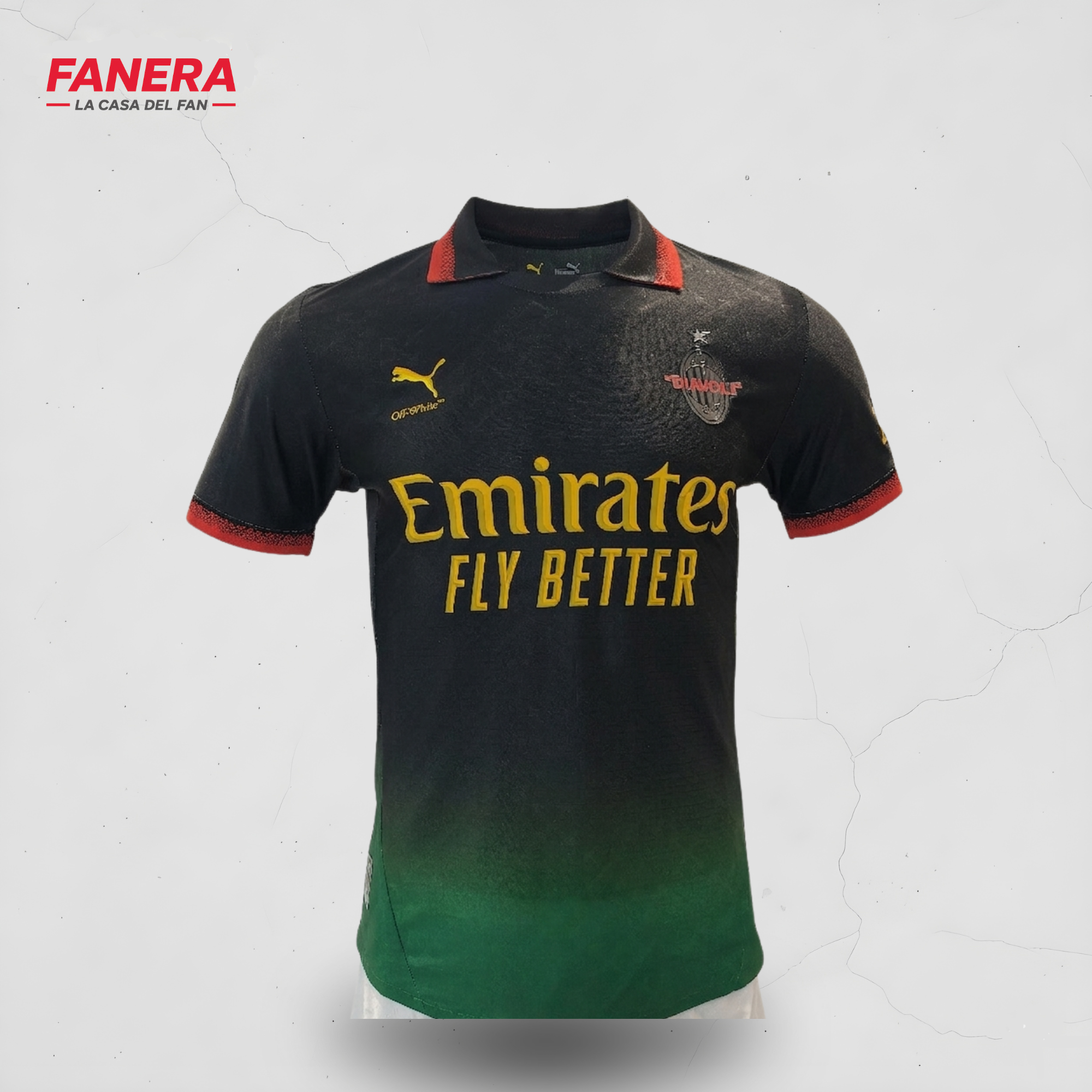 AC Milan x OFF-WHITE Black