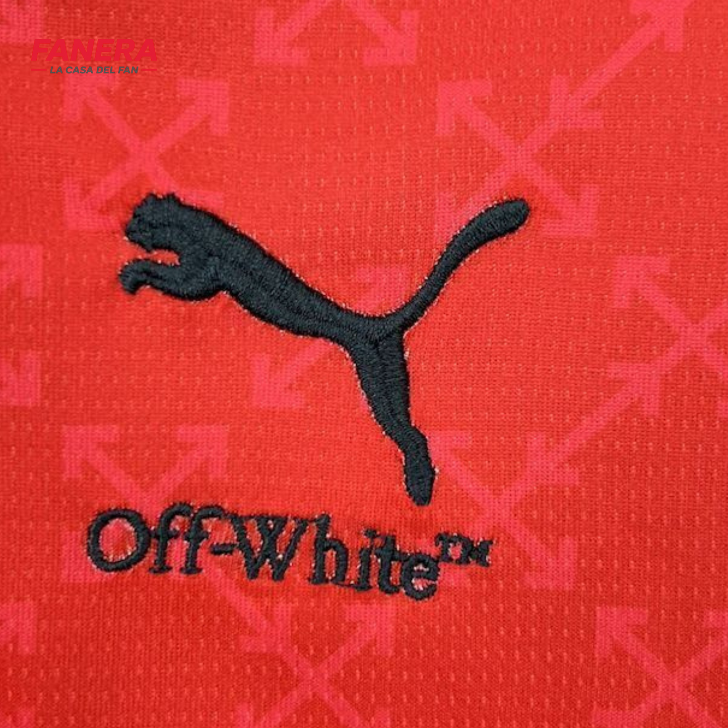 AC Milan x off White Rojo 25/26 Niño