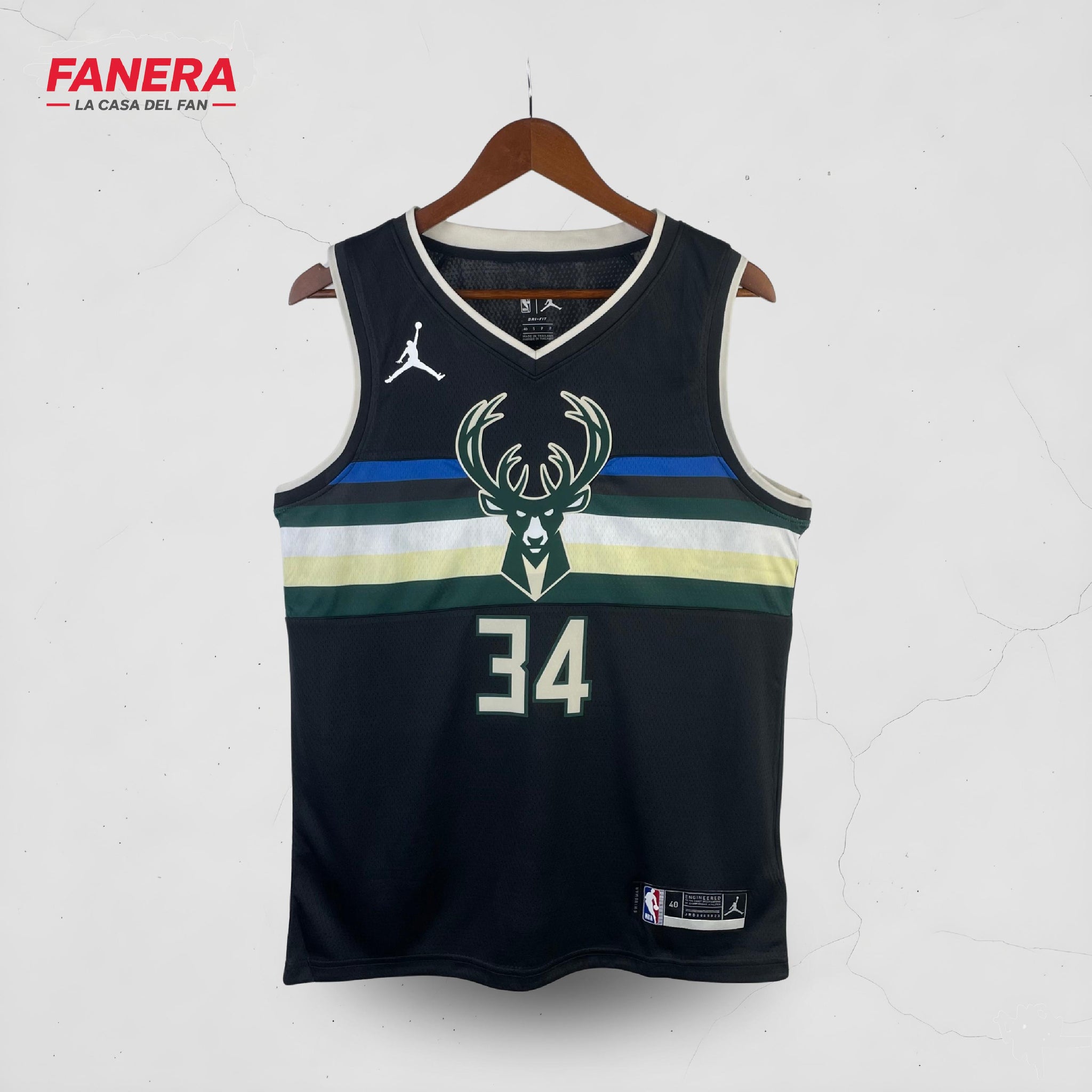 Milwaukee Bucks Visitante 2025/26 | Jersey NBA
