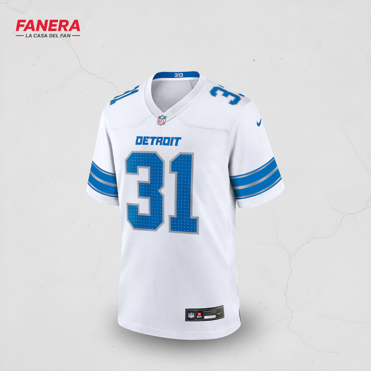 Detroit Lions Visitante 2025/26 | Jersey NFL