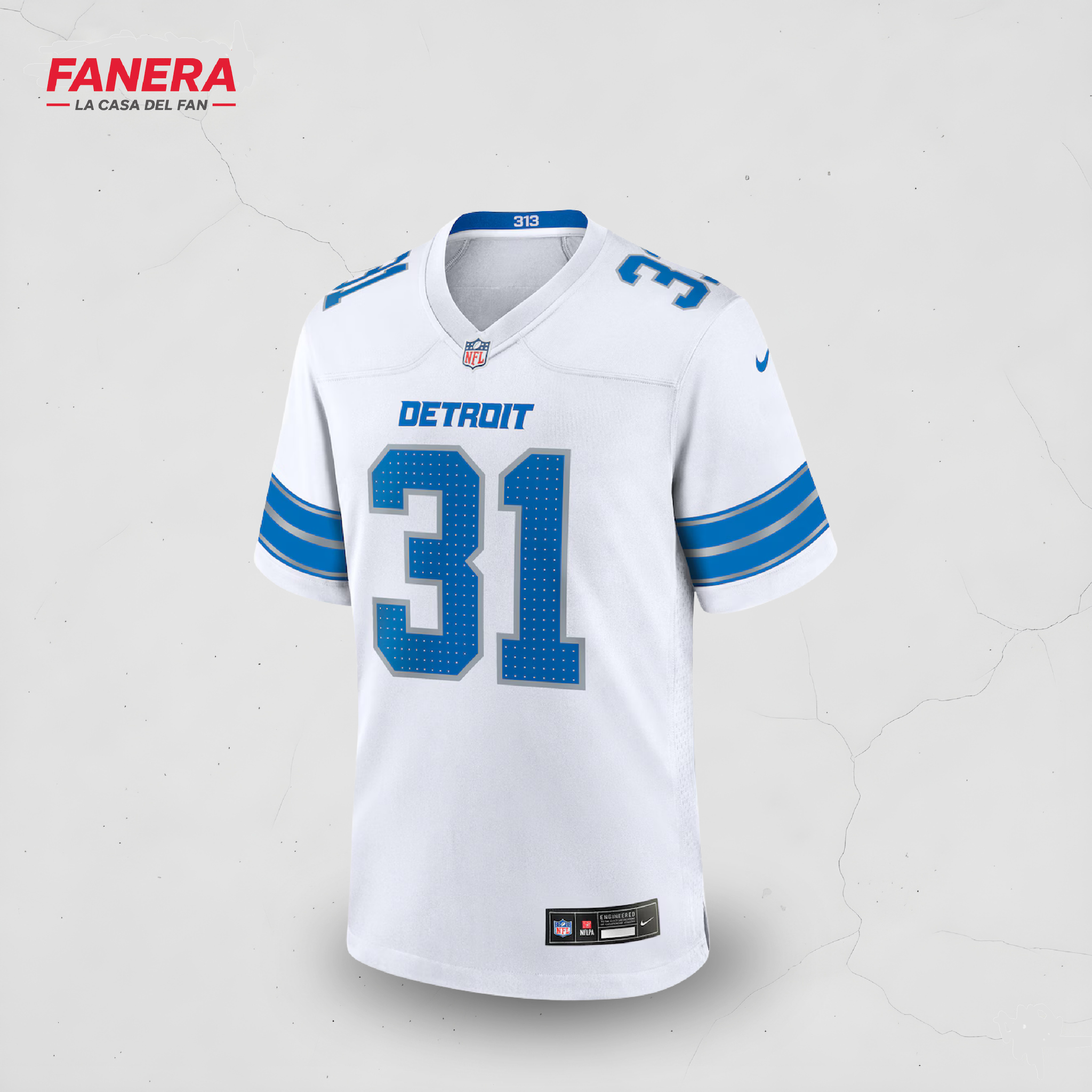 Detroit Lions Visitante 2025/26 | Jersey NFL