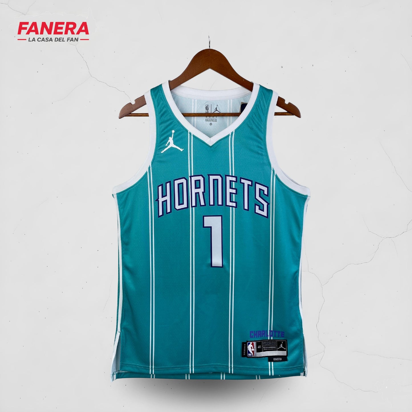 Charlotte Hornets Visitante 2025/26 | Jersey NBA
