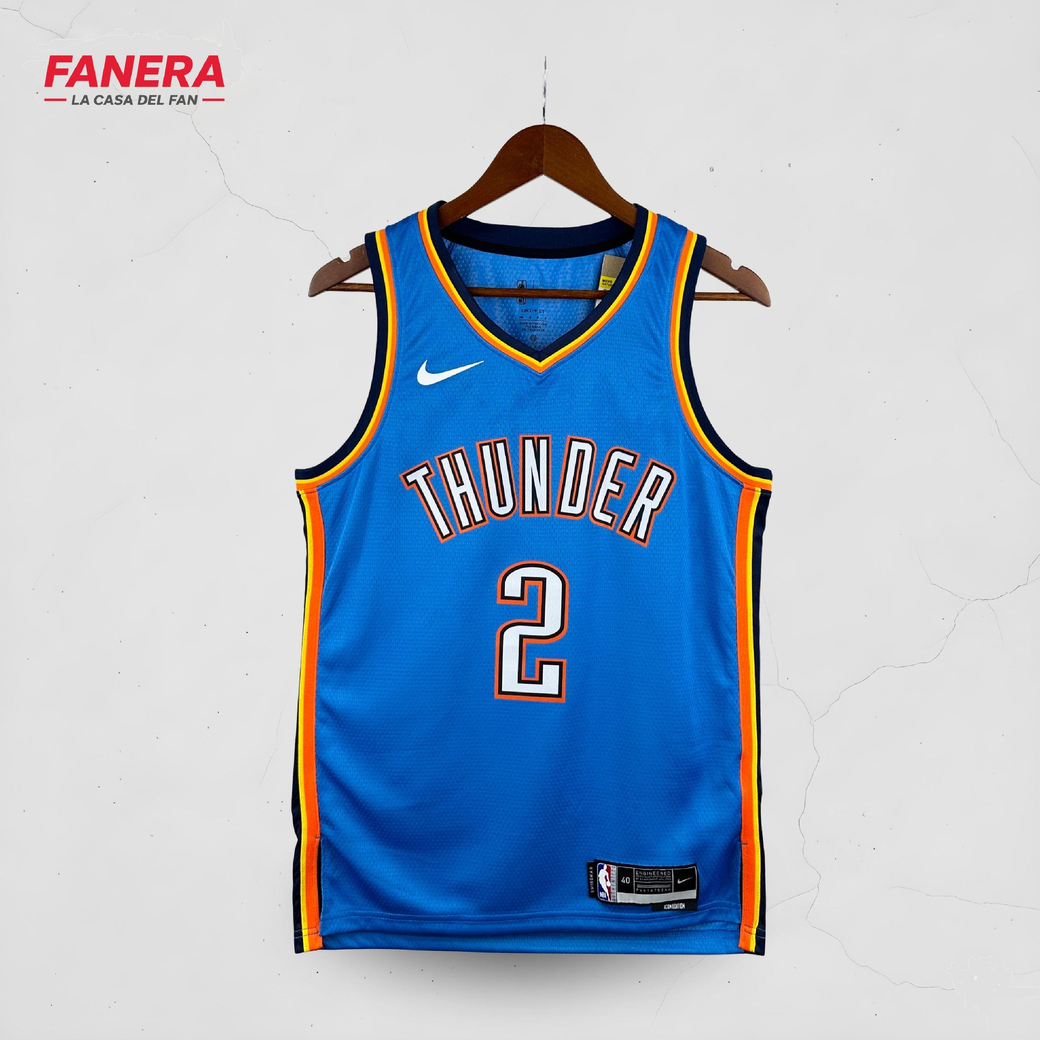 Oklahoma City Thunder Visitante 2025/26 | Jersey NBA