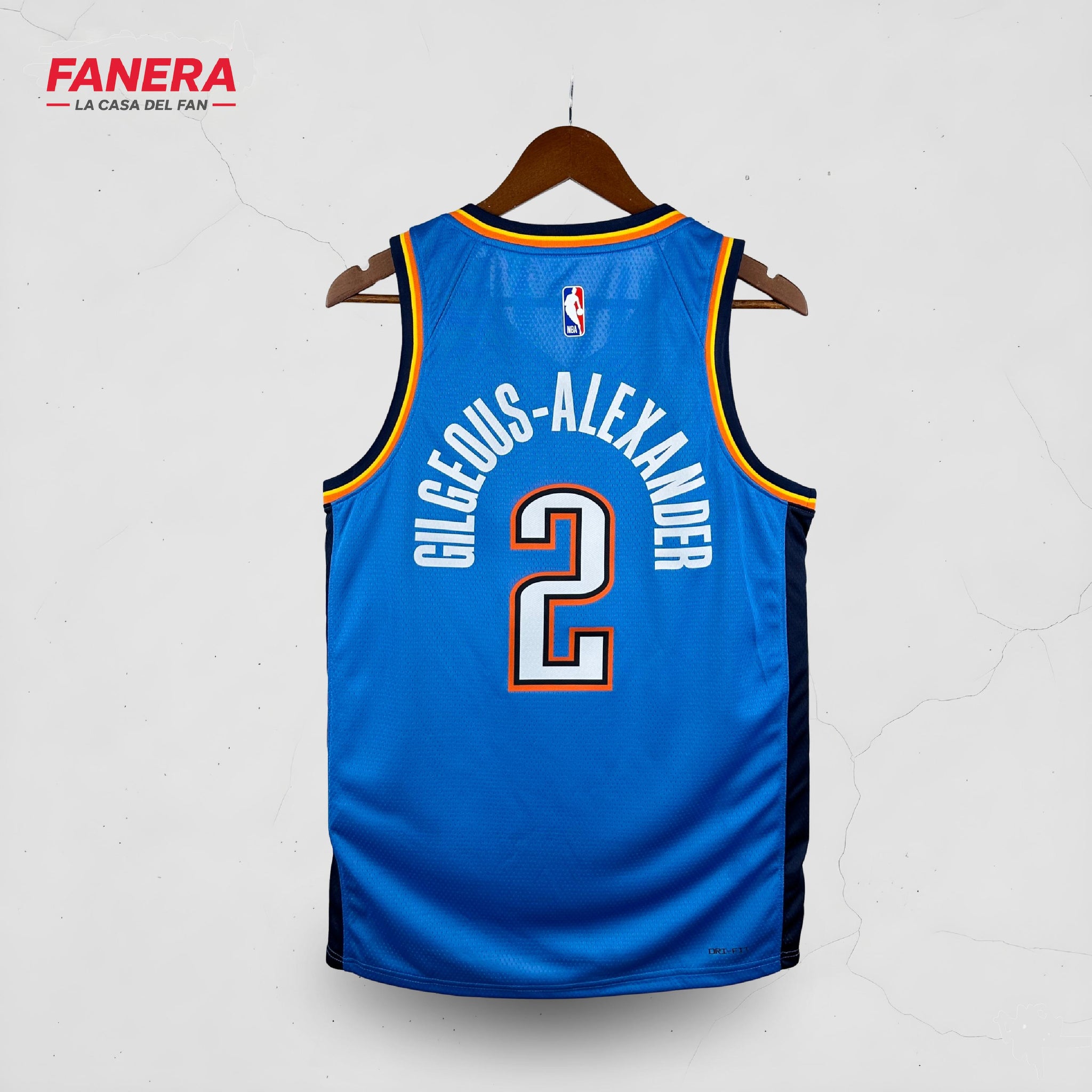Oklahoma City Thunder 25/26 – Shai Gilgeous-Alexander | Jersey NBA | Envío Express